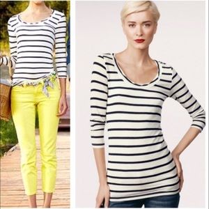 CAbi Playtime striped tee!  Size L